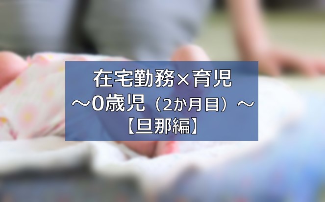 在宅勤務 0歳児 2ヶ月目 の赤ちゃんと過ごすテレワーク 旦那編 ふまブログ